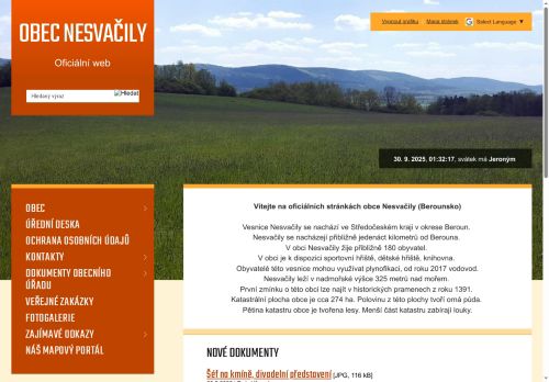 Zobrazit webové stránky Obecní úřad Nesvačily