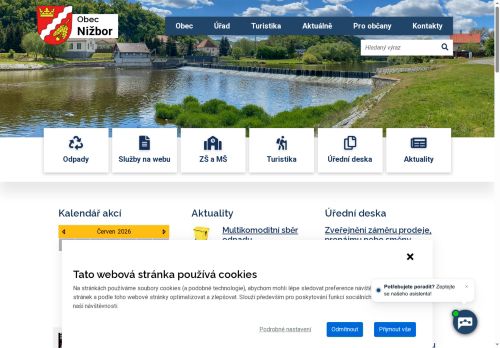 Zobrazit webové stránky Obecní úřad Nižbor