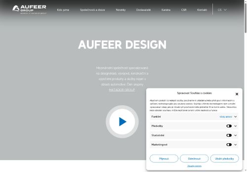 AUFEER DESIGN, s.r.o. nabízí práci na pozici Elektrikář v obci Plazy