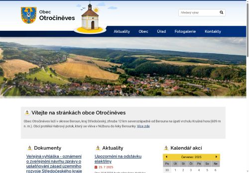 Zobrazit webové stránky Obecní úřad Otročiněves