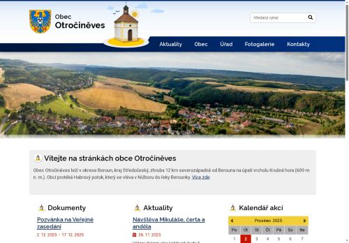 Zobrazit webové stránky Obecní úřad Otročiněves