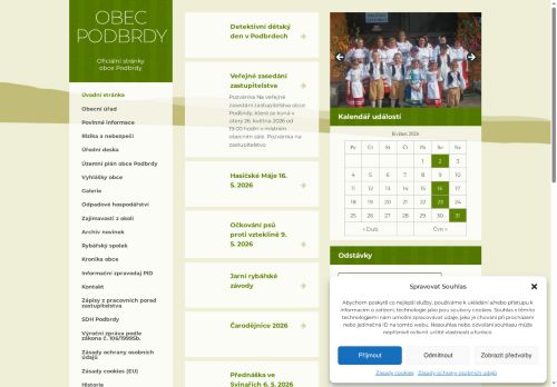 Zobrazit webové stránky Obecní úřad Podbrdy