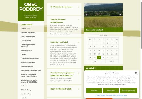 Zobrazit webové stránky Obecní úřad Podbrdy