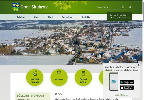 Zobrazit webové stránky Obecní úřad Skuhrov