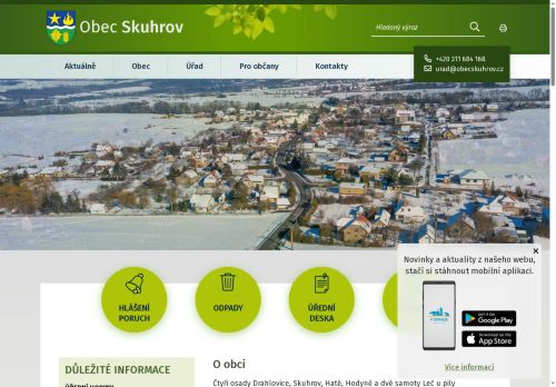 Zobrazit webové stránky Obecní úřad Skuhrov