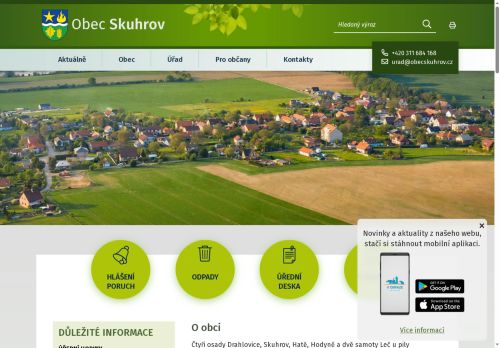Zobrazit webové stránky Obecní úřad Skuhrov