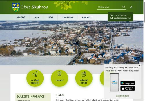 Zobrazit webové stránky Obecní úřad Skuhrov