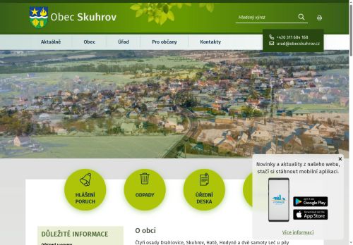 Zobrazit webové stránky Obecní úřad Skuhrov