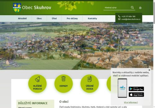 Zobrazit webové stránky Obecní úřad Skuhrov