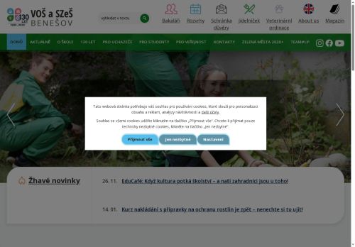 Vyšší odborná škola a Střední zemědělská škola,Benešov,Mendelova 131 nabízí práci na pozici Odborní účetní všeobecní M/Ž v obci Benešov