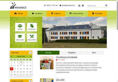 Základní škola Krhanice, okres Benešov nabízí práci na pozici Učitelé na 1. stupni základních škol v obci Krhanice