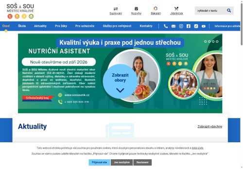 Střední odborná škola a Střední odborné učiliště, Městec Králové, T. G. Masaryka 4 nabízí práci na pozici UČITEL/UČITELKA  EKONOMICKÝCH PŘEDMĚTŮ v obci Městec Králové