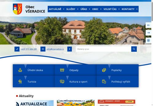 Zobrazit webové stránky Obecní úřad Všeradice