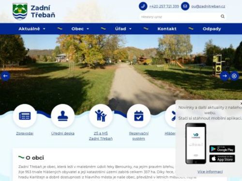 Obecní úřad Zadní Třebaň