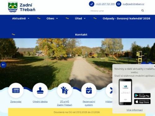 Obecní úřad Zadní Třebaň