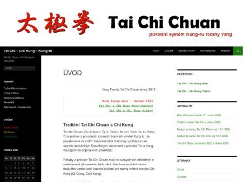 Tai Chi Chuan stylu Yang Tišnov