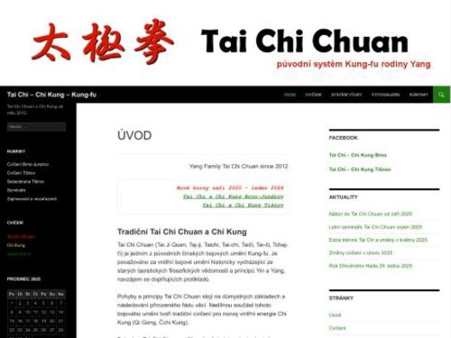 Tai Chi Chuan stylu Yang Tišnov