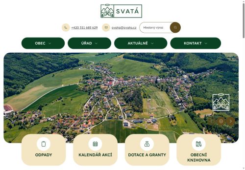 Zobrazit webové stránky Obecní úřad Svatá