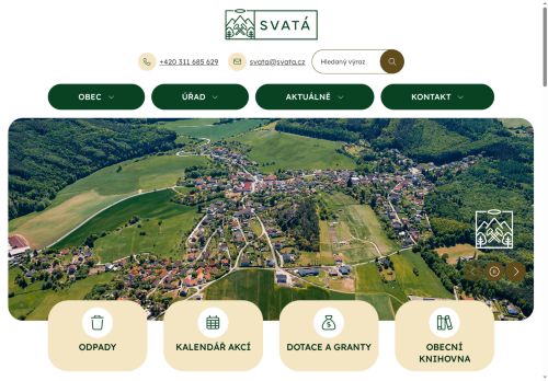 Zobrazit webové stránky Obecní úřad Svatá