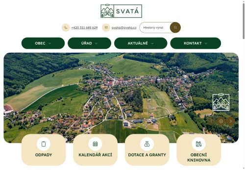 Zobrazit webové stránky Obecní úřad Svatá