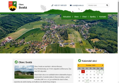 Zobrazit webové stránky Obecní úřad Svatá