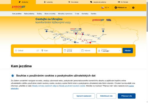 RegioJet a.s. nabízí práci na pozici Montážní prac. kolejových vozidel v obci Praha