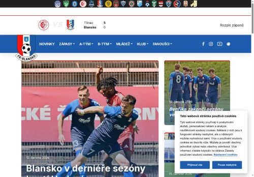 Zobrazit webové stránky Fotbalový klub Blansko