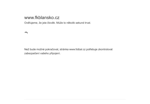 Zobrazit webové stránky Fotbalový klub Blansko