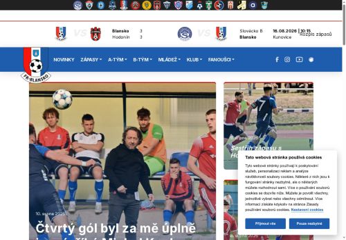 Zobrazit webové stránky Fotbalový klub Blansko