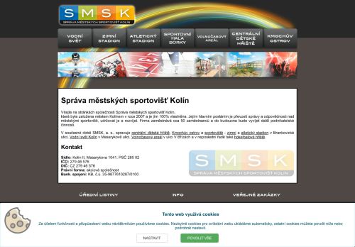 Zobrazit webové stránky Správa městských sportovišť Kolín