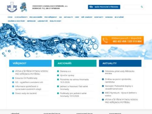 Vodovody a kanalizace Nymburk, a.s.
