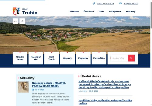 Zobrazit webové stránky Obecní úřad Trubín