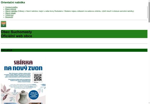 Zobrazit webové stránky Obecní úřad Suchomasty