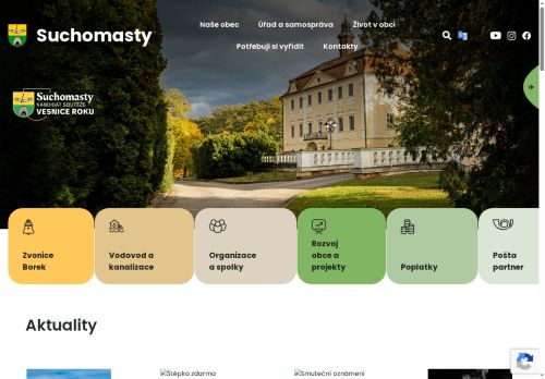 Zobrazit webové stránky Obecní úřad Suchomasty