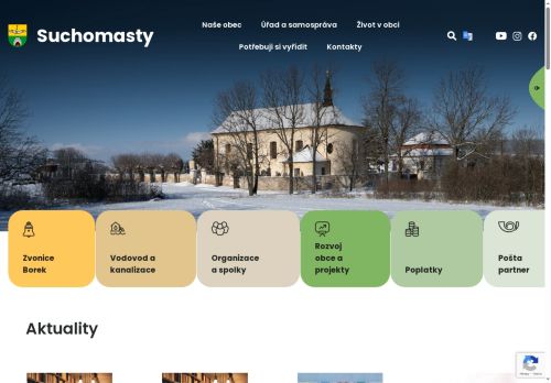 Zobrazit webové stránky Obecní úřad Suchomasty