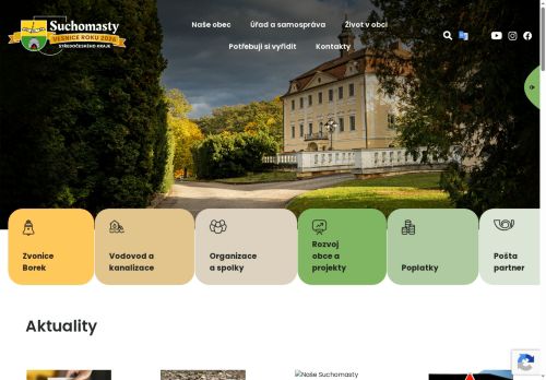 Zobrazit webové stránky Obecní úřad Suchomasty