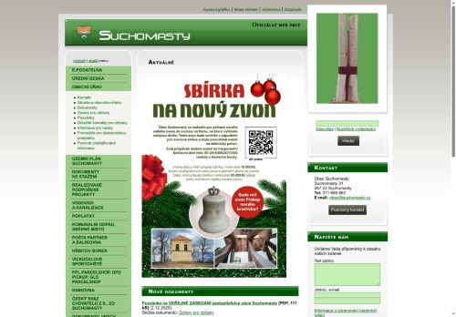 Zobrazit webové stránky Obecní úřad Suchomasty