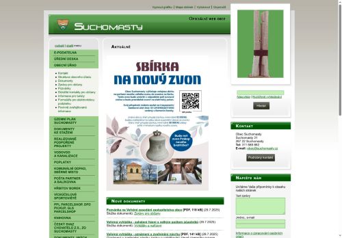 Zobrazit webové stránky Obecní úřad Suchomasty