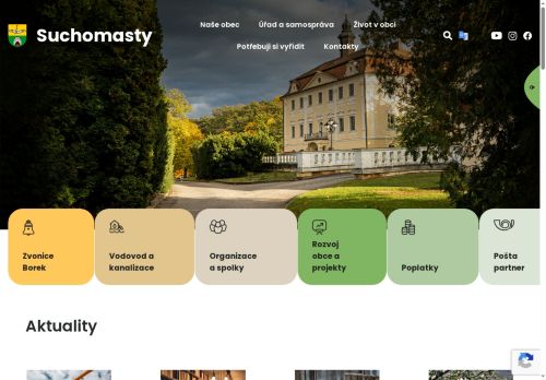 Zobrazit webové stránky Obecní úřad Suchomasty