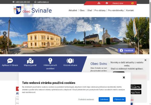 Zobrazit webové stránky Obecní úřad Svinaře