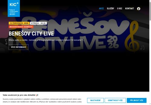 Zobrazit webové stránky Kulturní a informační centrum Benešov