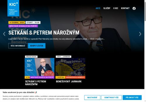 Zobrazit webové stránky Kulturní a informační centrum Benešov