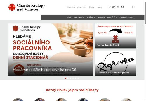 Zobrazit webové stránky Charita Kralupy nad Vltavou