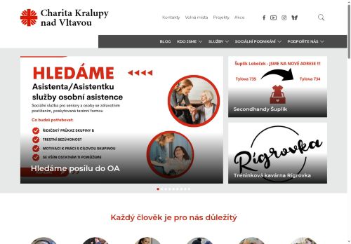 Zobrazit webové stránky Charita Kralupy nad Vltavou