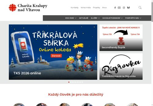 Zobrazit webové stránky Charita Kralupy nad Vltavou