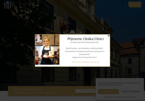 Zobrazit webové stránky Hotel Hejtmanský dvůr