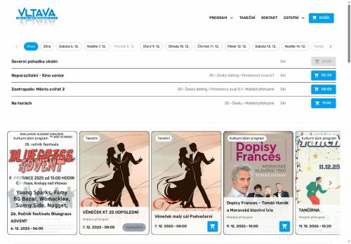Zobrazit webové stránky Kulturní a společenské středisko Vltava