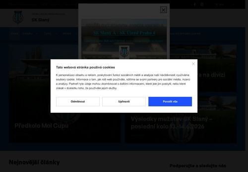 Zobrazit webové stránky SK Slaný