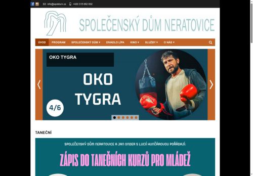 Zobrazit webové stránky Společenský dům Neratovice