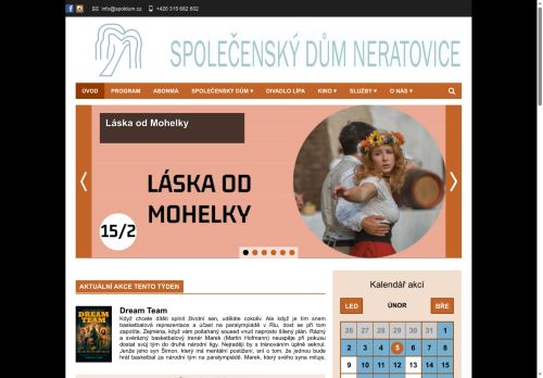 Zobrazit webové stránky Společenský dům Neratovice